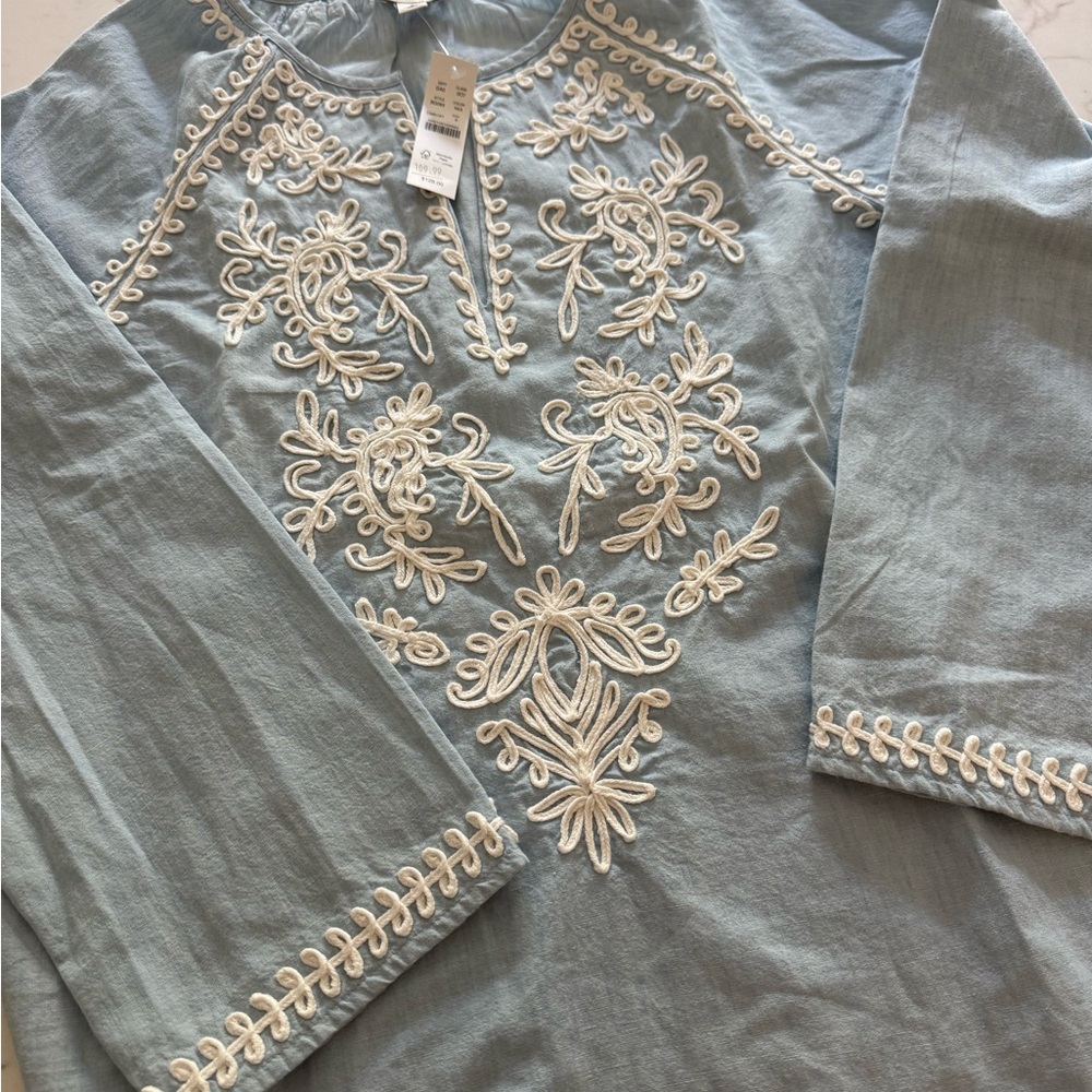 NWT J. Crew long sleeve chambray top size S. - Picture 3 of 4